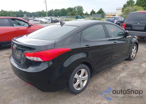 2012 Hyundai Elantra Gls (Ulsan Plant) from USA, damaged, VIN KMHDH4AE9CU308367